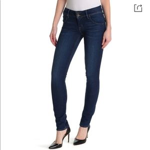HUDSON COLLIN FLAP SKINNY DARK WASH JEAN